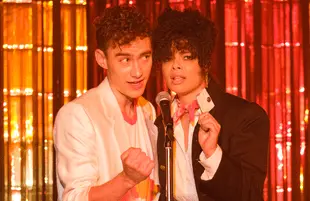 Olly Alexander and Lydia West in It's a Sin. (Photo: Russ Ferguson/HBO Max)