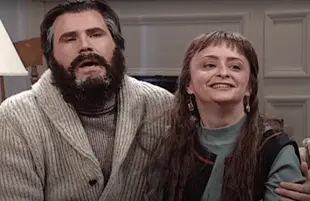 Will Ferrell and Rachel Dratch on Saturday Night Live (NBC)