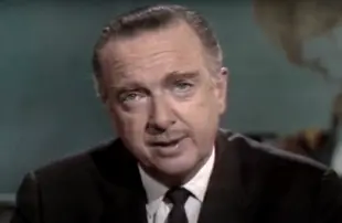 Walter Cronkite of CBS News