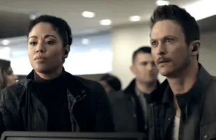 Riann Steele and Jonathan Tucker in Debris (NBC)