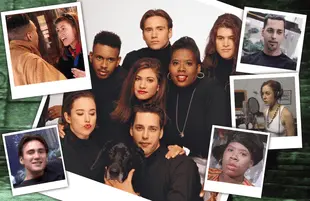 Kevin Powell, Eric Nies, Andre Comeau, Heather B. Gardner, Julie Gentry, Norman Korpi and Becky Blasband made TV history in 1992 when they were cast in the first season of The Real World. (Photos: MTV)