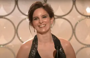 Tina Fey at The Golden Globe Awards (NBC)