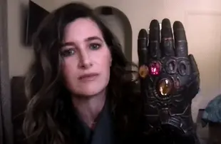 Kathryn Hahn of WandaVision on Late Night with Seth Meyers (NBC)