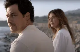 Giacomo Giannioti and Ellen Pompeo on Grey's Anatomy (ABC)