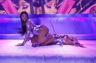 Megan Thee Stallion and Cardi B on The Grammy Awards (CBS)