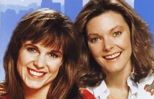 Susan Saint James and Jane Curtin in Kate & Allie (CBS)