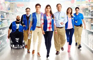The cast of Superstore in 2015. (NBC)