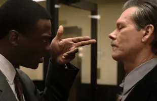 Aldis Hodge and Kevin Bacon in City on a Hill (Showtime)