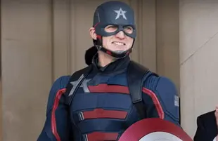 Wyatt Russell as Captain America in The Falcon and the Winter Soldier (Disney+)