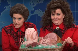 Kate McKinnon, Aidy Bryant on Saturday Night Live (NBC)