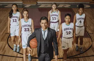 A promotional image for Big Shot, premiering this Friday on Disney+.