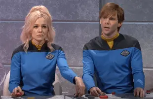 Carey Mulligan and Mikey Day on Saturday Night Live (NBC)
