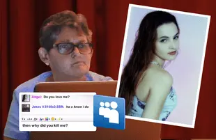 Belinda Lane (left) posed as her daughter Chrystal (right) on social media to find her killer. (Photos: Netflix)