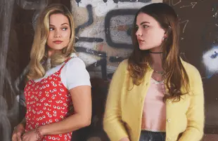 Olivia Holt and Chiara Aurelia in Cruel Summer. (Freeform)