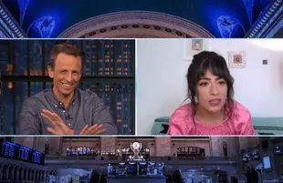 Melissa Villaseñor  on Late Night with Seth Meyers 