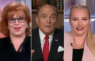 Joy Behar and Meghan McCain discuss Rudy Giuliani on The View (ABC/Fox News)