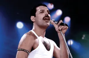 Freddie Mercury's legendary Live Aid performance was the kind of stuff that movies are made of. Oh, wait...