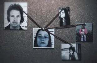 "Cult leader" Carl Drew (left) was sent to prison for life without parole after a series of grisly murders in 1979. (Photo: Epix)