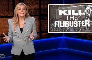 Samantha Bee is deadly seriously about killing the filibuster. (Photo: TBS)