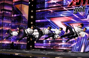 You do not want to mess with the World Taekwondo Demonstration Team. (Photo: NBC)
