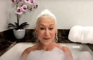 Helen Mirren was naked and (not so) afraid during a Thursday appearance on The Tonight Show. (Photo: NBC)