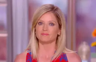 Today on The View, Sara Haines argued that children, much like senators and other public figures, need to "elevate" their rhetoric. (Photo: ABC)