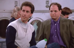 Jerry and George were there from the jump. Jerry Seinfeld and Jason Alexander in the Seinfeld pilot. 