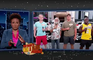 Wanda Sykes hosts "Who Wants to Win a Black Friend" on Kimmel. (Photo: ABC)