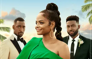 Christina Milian finds herself stuck in the world's most inane love triangle in Netflix's Resort to Love. (Photo: Netflix)