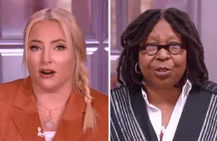 The women of The View had plenty to say about Tucker Carlson's viral confrontation on Monday morning. (Photos: ABC)