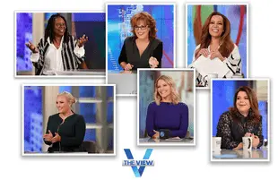 The View's Season 24 co-hosts, clockwise from top left: Whoopi Goldberg, Joy Behar, Sunny Hostin, Ana Navarro, Sara Haines, and Meghan McCain. (Photo: ABC)