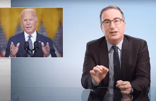 John Oliver discusses Joe Biden's role in the withdrawal from Afghanistan (Photo: HBO)