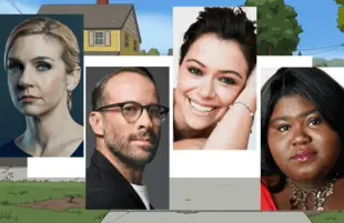 From left to right: Rhea Seehorn, Jason Lee, Tatiana Maslany and Gabourey Sidibe.