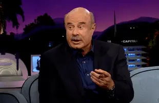 Dr. Phil on The Late Late Show with James Corden (Photo: CBS)