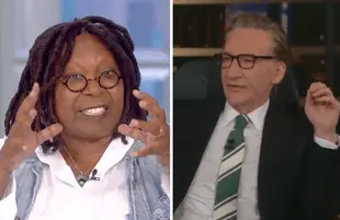 Whoopi Goldberg went after Bill Maher for calling "Lift Every Voice and Sing" a form of "segregation". (Photos: ABC, HBO)