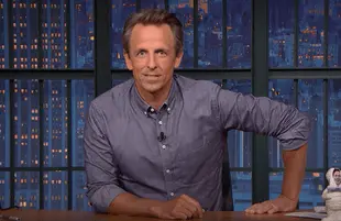 Seth Meyers pays tribute to Norm Macdonald on Late Night (Photo: NBC)