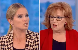 Sara Haines and Joy Behar got into it this morning on The View. (Photo: ABC)