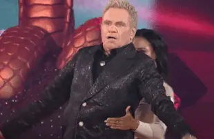 Martin Kove and Britt Stewart on DWTS (Photo: ABC)