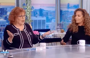 Joy Behar made an ill-advised crack about Katie Couric this morning on The View. (Photo: ABC)