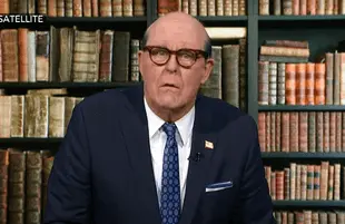 John Lithgow as Rudy Giuliani on The Late Show with Stephen Colbert (Photo: CBS)
