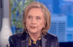 Hillary Clinton took aim at Trump in her first live appearance on The View since the 2020 election. (Photo: ABC)