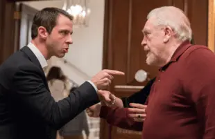 Jeremy Strong and Brian Cox in Succession (Photo: HBO).