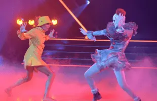 JoJo Siwa and Jenna Johnson on DWTS (Photo: ABC)
