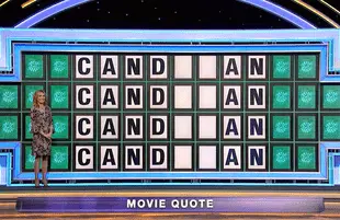 Wheel of Fortune's Candyman puzzle. (Photo: Wheel of Fortune/Twitter)