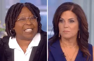 Michele Tafoya sent The View spiraling this morning with her bizarre takes on COVID and systemic racism. (Photos: ABC)