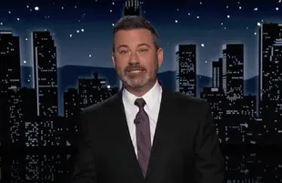 Jimmy Kimmel discusses QAnon on Jimmy Kimmel Live! (Photo: ABC)