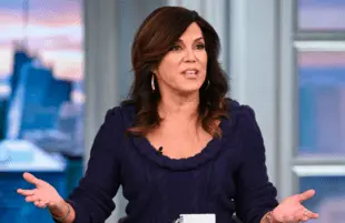 Sunday Night Football’s Michele Tafoya joined the panel for a two-day try out Tuesday and Wednesday. (Photo: ABC)