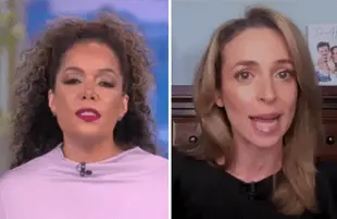 Sunny Hostin and Jedediah Bila traded jabs Tuesday morning on The View (Photos: ABC)
