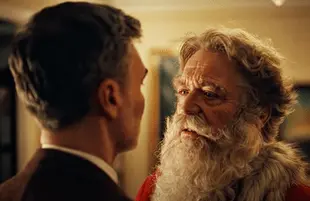 Santa Claus in Norway's Posten ad (Photo: Posten)