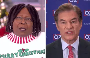 Whoopi Goldberg blasted Dr. Oz's Senate run this morning on The View. (Photo: ABC)